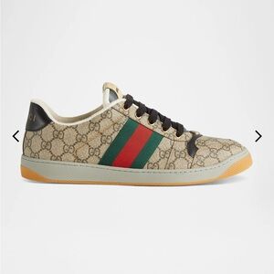 Gucci Men's Screener GG Canvas Signature Web Low top Sneakers